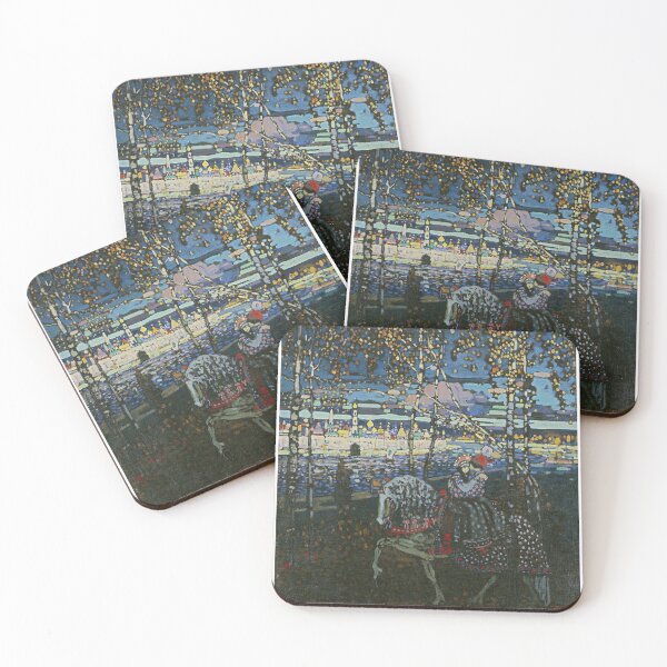 Item preview, Wassily Kandinsky Riding Couple (1906 - 1907)  | Wassily Kandinsky Paintings  | Wassily Kandinsky abstract art designed and sold by TeeARTHY.