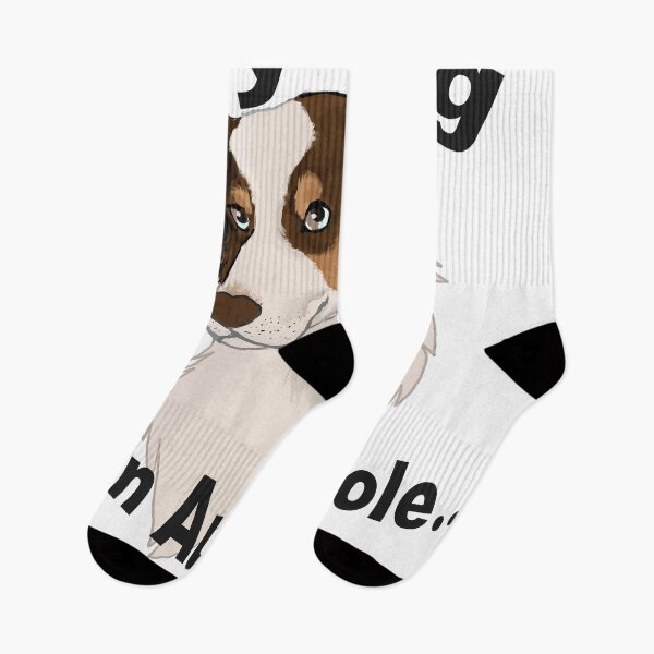 Item preview, my dog is an Ausshole- red tri aussie designed and sold by Blaspur.