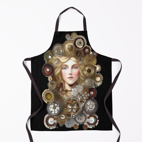 Item preview, Pretty Girl Gears Cogs Victorian Design Steampunk designed and sold by ZiolaRosa.