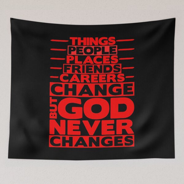 Item preview, But God Never Changes designed and sold by plushism.