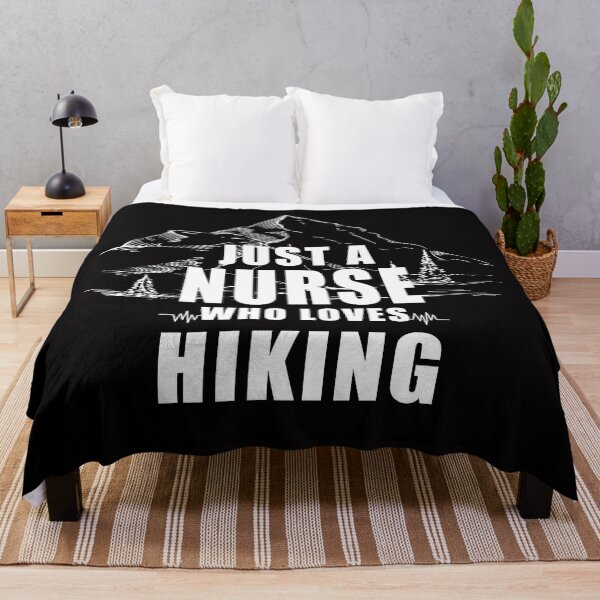 Item preview, Just A Nurse Who Loves Hiking designed and sold by pat227jc.