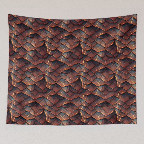 Item preview, Brown Dragon Scales designed and sold by TextureFactory.