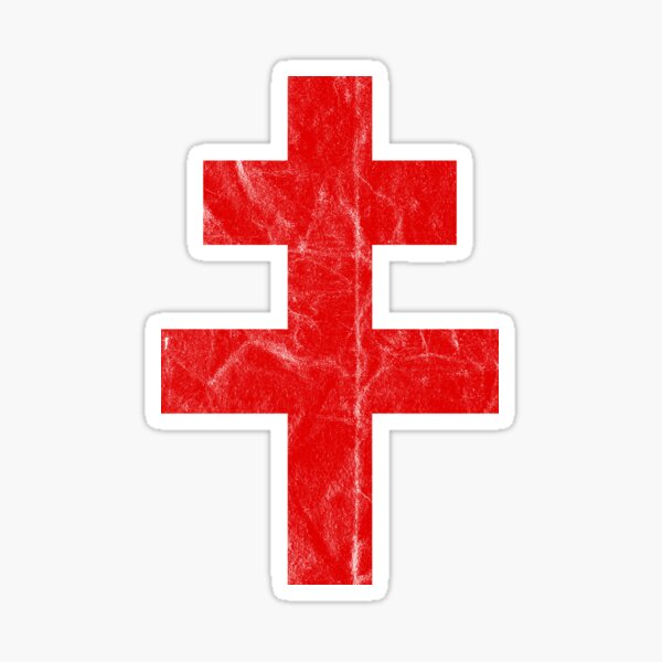 FFI - Crusader Cross Patch ( Gold x Red ) ( Free Shipping )