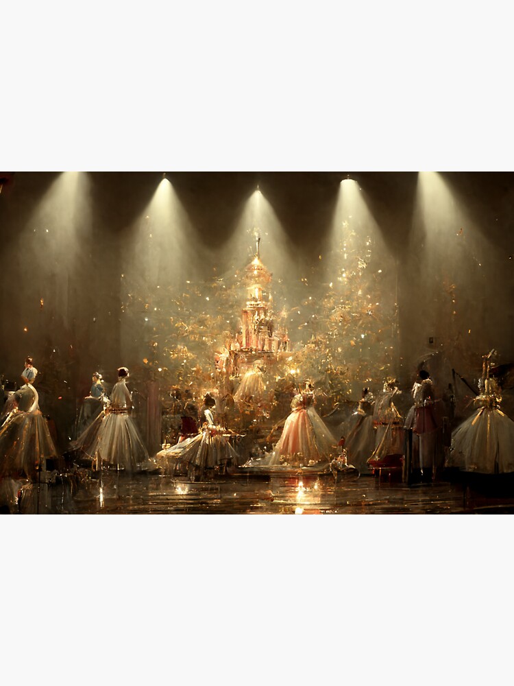 "The Nutcracker Ballet Act 1 Party Scene" Sticker for Sale by