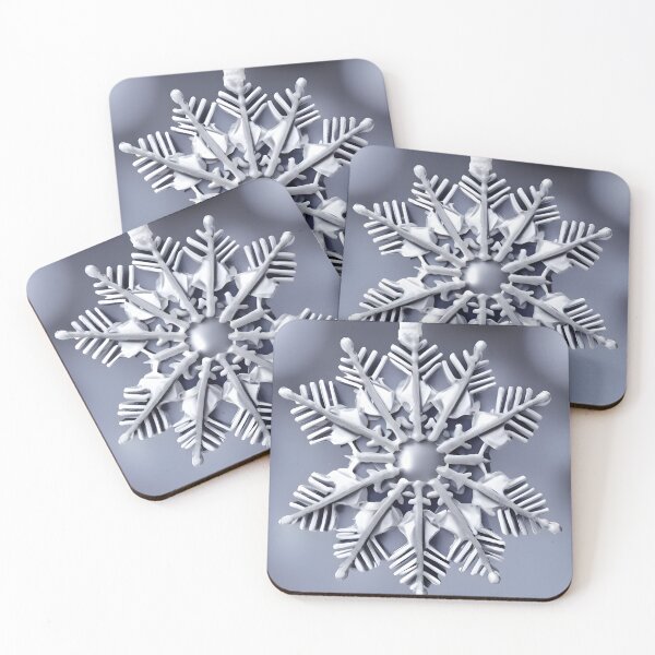 Item preview, Silver Snowflake Ornament designed and sold by jrk123.
