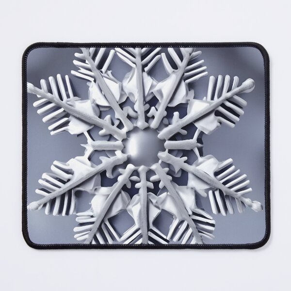 Item preview, Silver Snowflake Ornament designed and sold by jrk123.