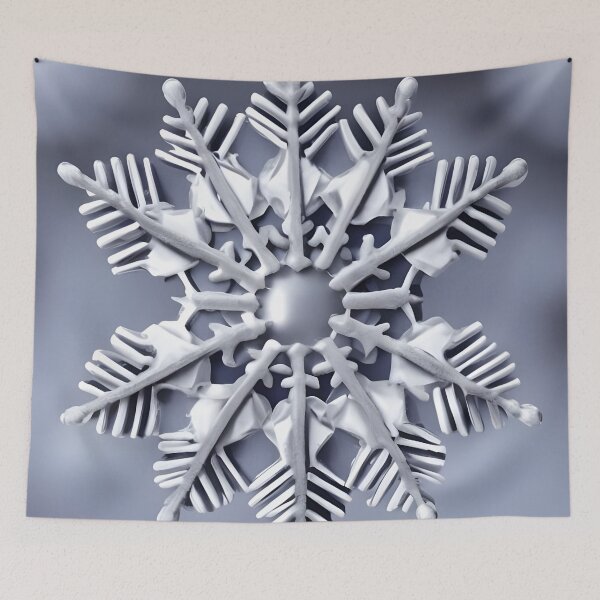 Item preview, Silver Snowflake Ornament designed and sold by jrk123.