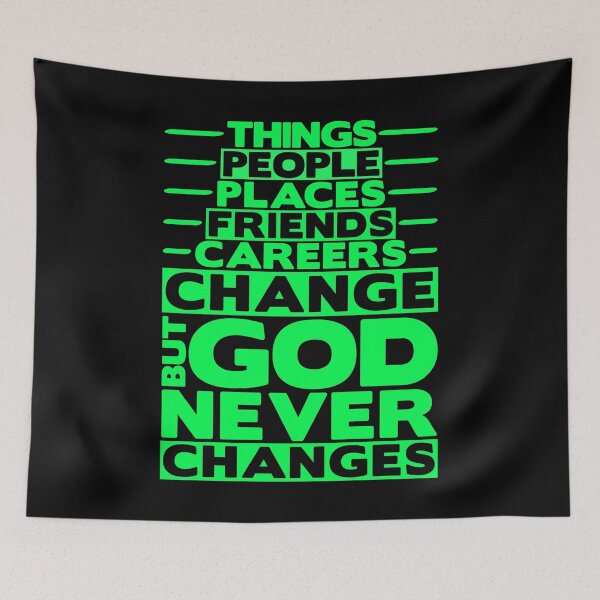 Item preview, But God Never Changes designed and sold by plushism.