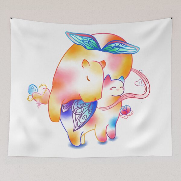 Item preview, Capy hugs ket ྀ࿔ designed and sold by pasteltales.