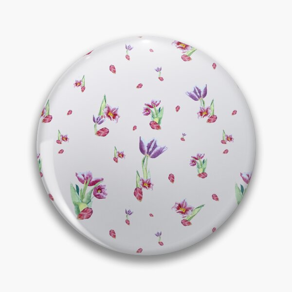 Item preview, Tulip red violet pattern bouquet pink designed and sold by Yana Mustafina | Boho Soulful Designs.