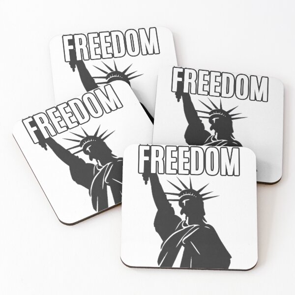 Item preview, Statue of Liberty : Freedom Quote designed and sold by EnzoVectorism.