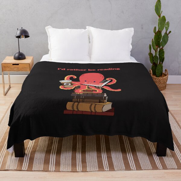 Item preview, I’d rather be reading octopus tentacles design designed and sold by t1n3333.