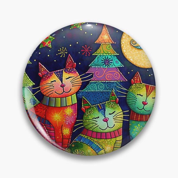 Item preview, Happy Friendly Colorful Cats 4 designed and sold by Juliascutecornr.