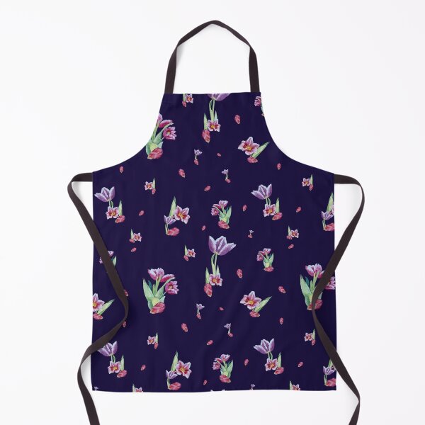 Item preview, Tulip red violet pattern bouquet violet designed and sold by Yana Mustafina | Boho Soulful Designs.