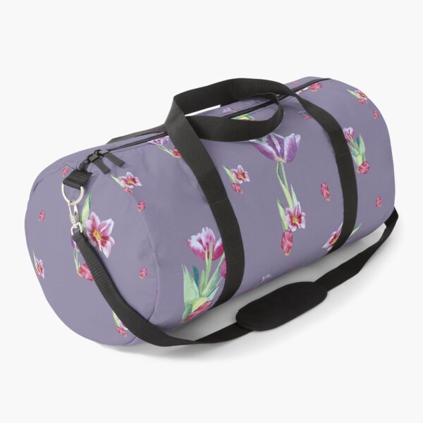 Item preview, Tulip red violet pattern bouquet purple designed and sold by Yana Mustafina | Boho Soulful Designs.