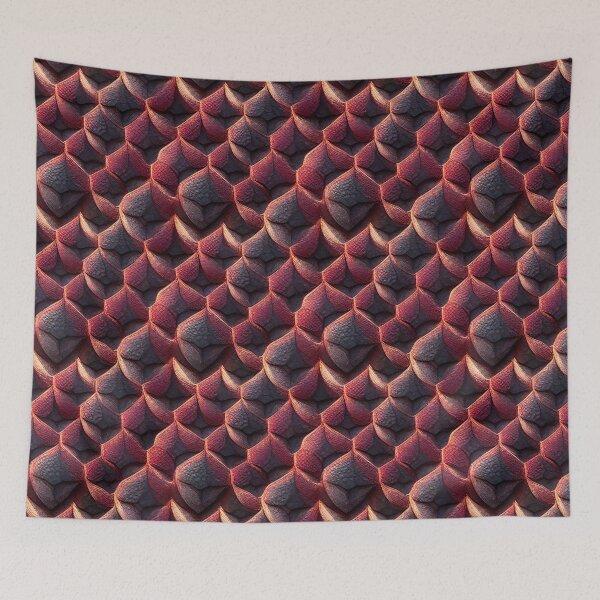 Item preview, Warm Red Dragon Scales designed and sold by TextureFactory.