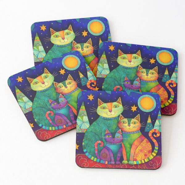 Item preview, Happy Friendly Colorful Cats 7 designed and sold by Juliascutecornr.
