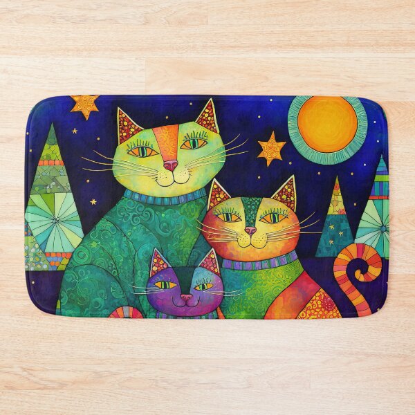 Item preview, Happy Friendly Colorful Cats 7 designed and sold by Juliascutecornr.