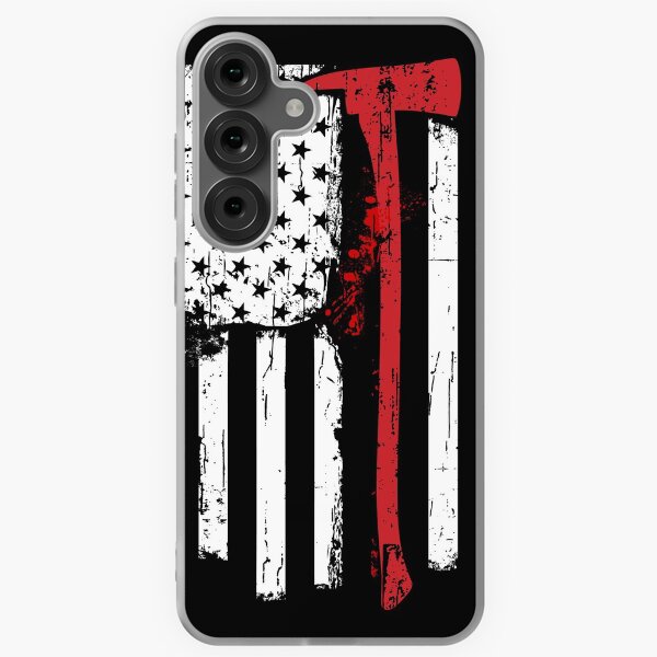 Item preview, Distressed Thin Red Line Flag designed and sold by peaktee.