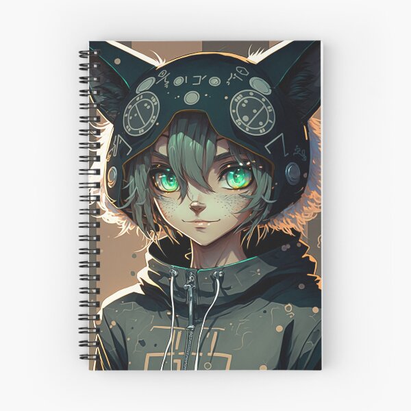 Item preview, anime cat boy ( futuristic ) designed and sold by jjcat13.