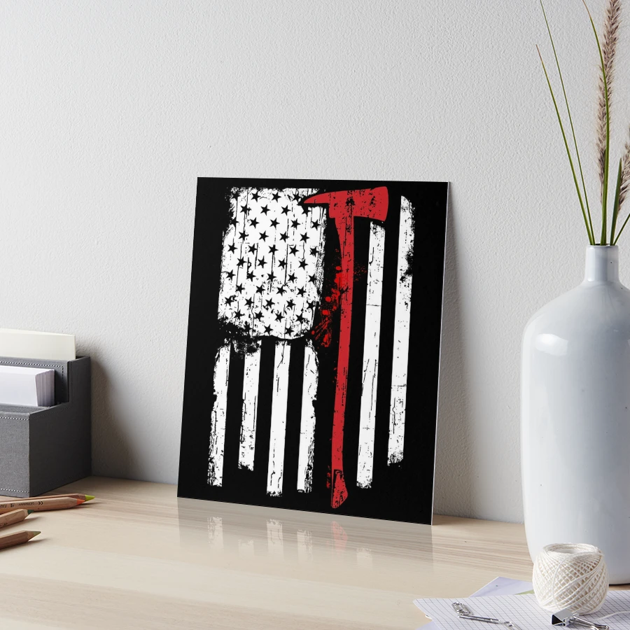 The Red Line Wall Print