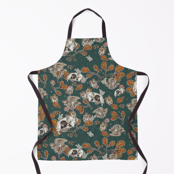 Item preview, Cat Skull Maxilla | Botanical Nature Pattern | Cat Skull Pattern (teal) designed and sold by Karli Mogen.