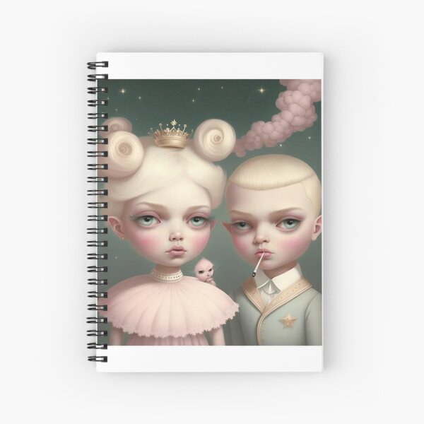Bad boy and the Queen Spiral Notebook