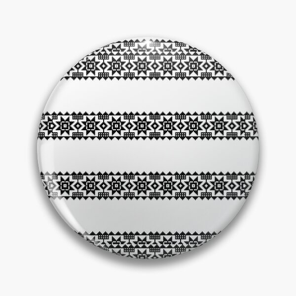 Item preview, Black Slavic, folk pattern designed and sold by PolishArtist.