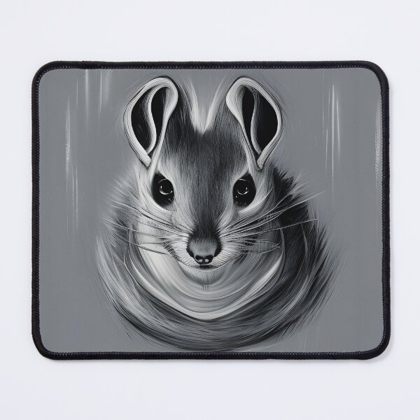 Item preview, gray artistic rat designed and sold by MelinaFelix.