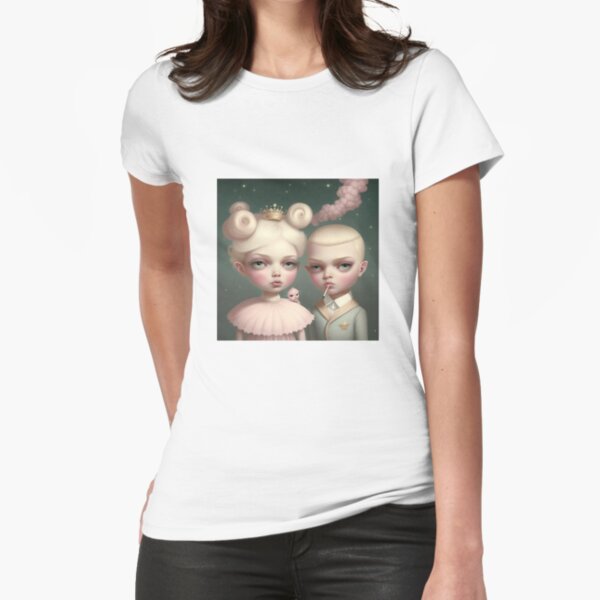 Bad boy and the Queen Fitted T-Shirt