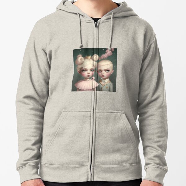Bad boy and the Queen Zipped Hoodie