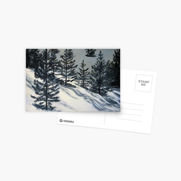 WINTER SHADOWS Postcard