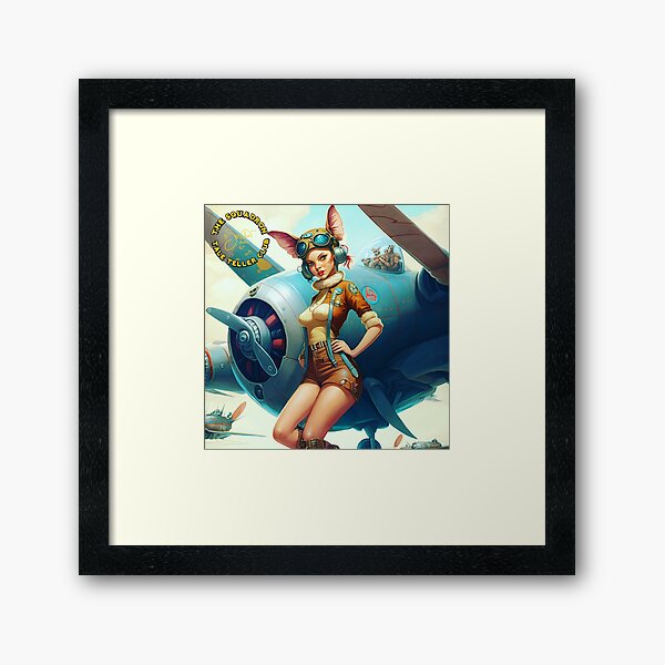 Teddy Bear Squadron by Tale Teller Club Orchestra Art by iServalan CDM Music Tracks and Book Illustrations  Framed Art Print