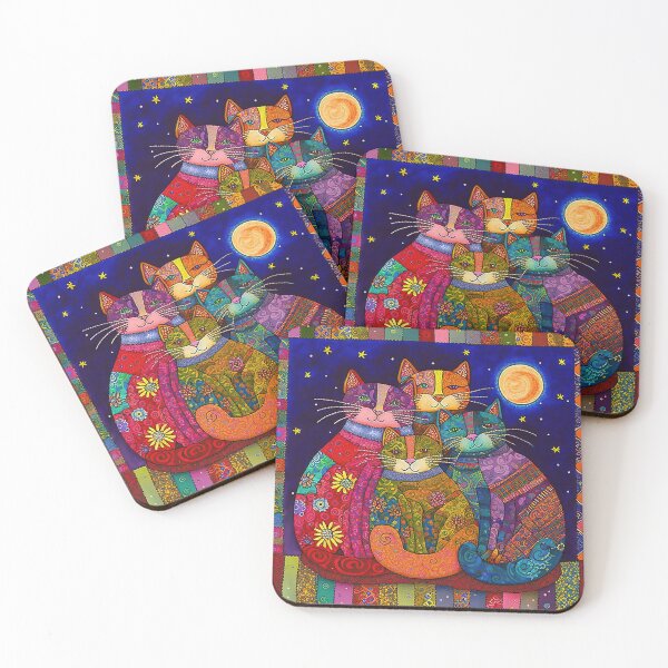 Item preview, Happy Friendly Colorful Cats 8 designed and sold by Juliascutecornr.