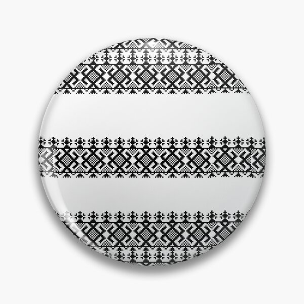 Item preview, Black Slavic, folk pattern designed and sold by PolishArtist.