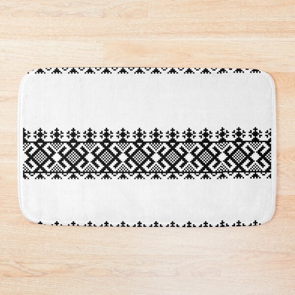 Item preview, Black Slavic, folk pattern designed and sold by PolishArtist.