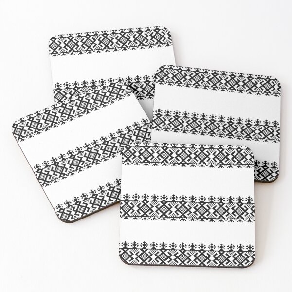 Item preview, Black Slavic, folk pattern designed and sold by PolishArtist.