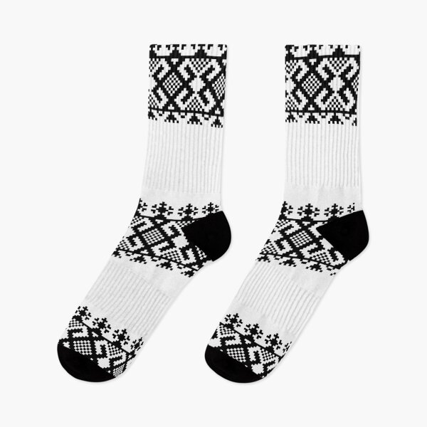 Item preview, Black Slavic, folk pattern designed and sold by PolishArtist.