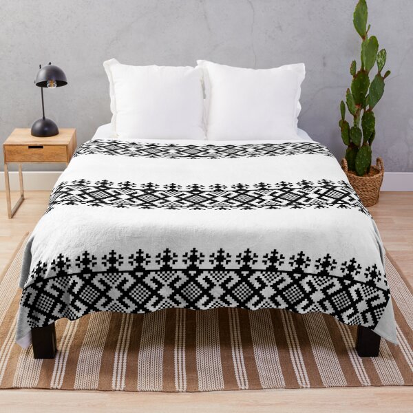 Item preview, Black Slavic, folk pattern designed and sold by PolishArtist.