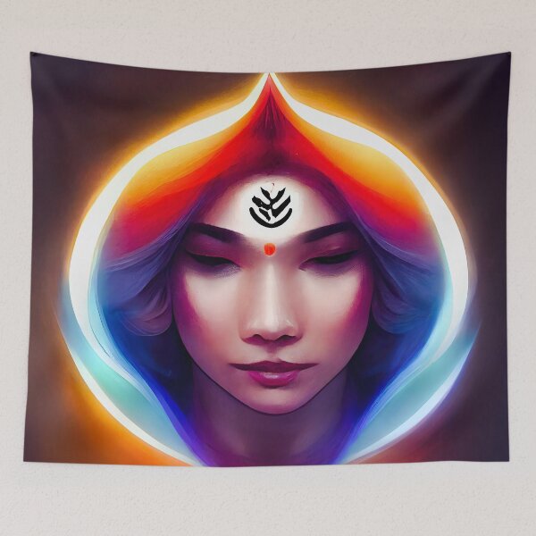 Item preview, Goddess of the Divine Feminine - spiritual art spiritual artwork spirituality wellness well-being sacred feminine designed and sold by LvSoulCreations.