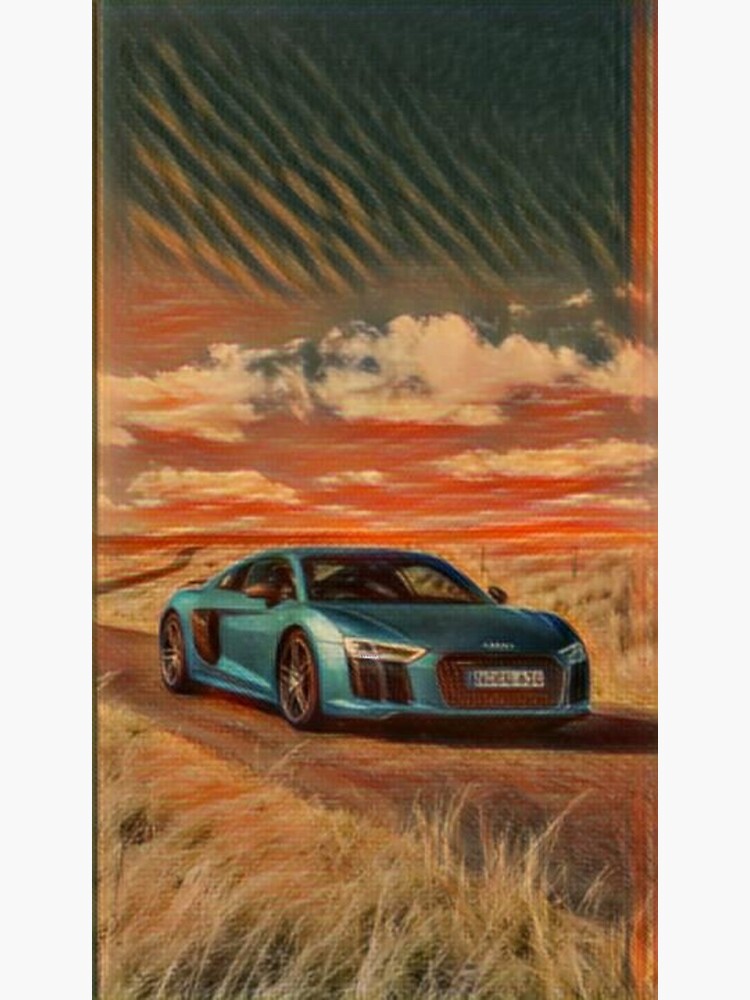 Audi R8 2008 Car Beautiful Painting Illustration Poster for Sale by  MadeByHaresShop