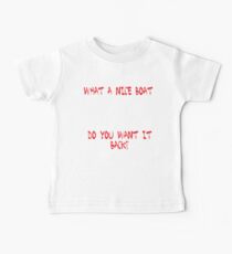 what a nice boat... Baby Tee
