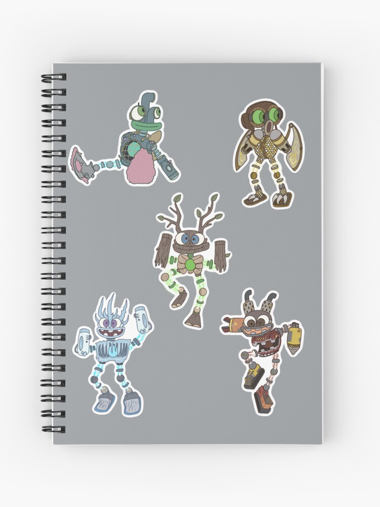 Ice Epic Wubbox Spiral Notebook for Sale by Cosmos-Factor77