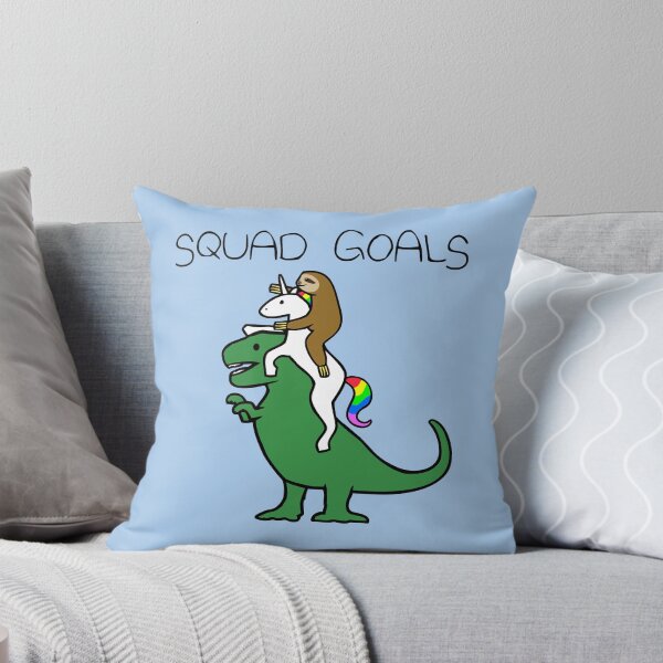 Item preview, Squad Goals (Sloth, Unicorn, T-Rex) designed and sold by jezkemp.