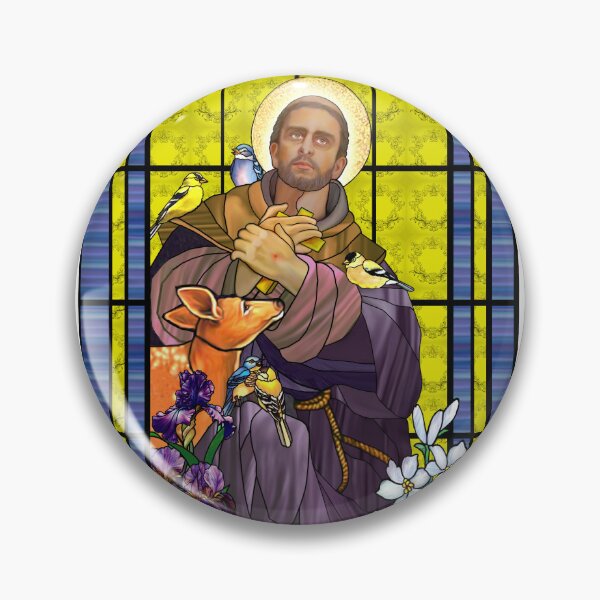 Item preview, Saint Francis of Assisi Stained Glass Design designed and sold by Anthony Seeker.