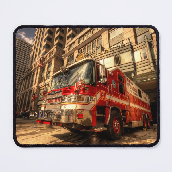 Item preview, Boston Fire Truck  designed and sold by hawkie.