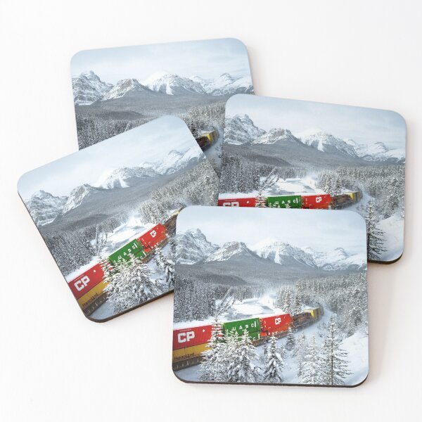 Item preview, Canadian Pacific Rail In Snow designed and sold by KylaWish.