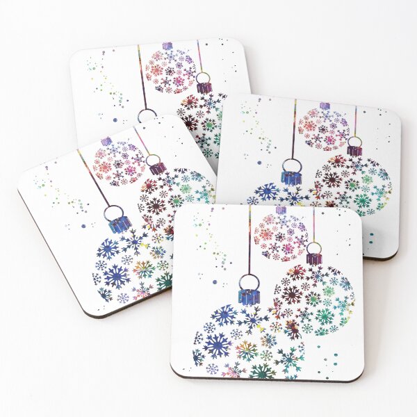 Item preview, Christmas Snow Pattern Ornaments designed and sold by EvasDreams.