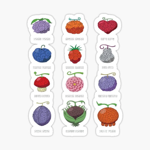 One Piece Heart Devil Fruit Pixel Art (Ope Ope) Sticker for Sale