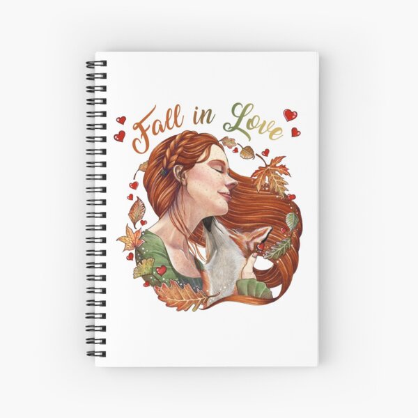 Fall in Love Cuaderno de espiral